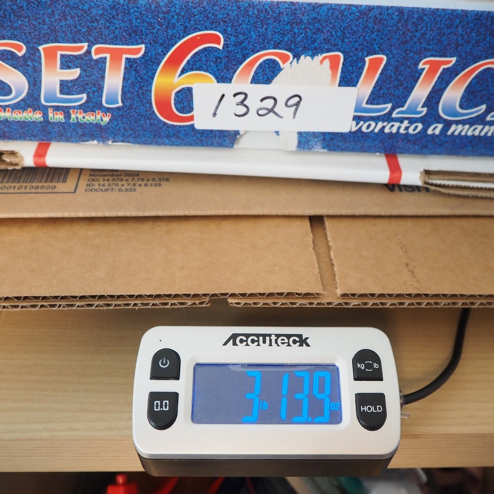 Vtg Gold Rimmed Glass Champagne Flutes Six Pcs Made in Italy Greek Key Art Deco - Picture 10 of 10